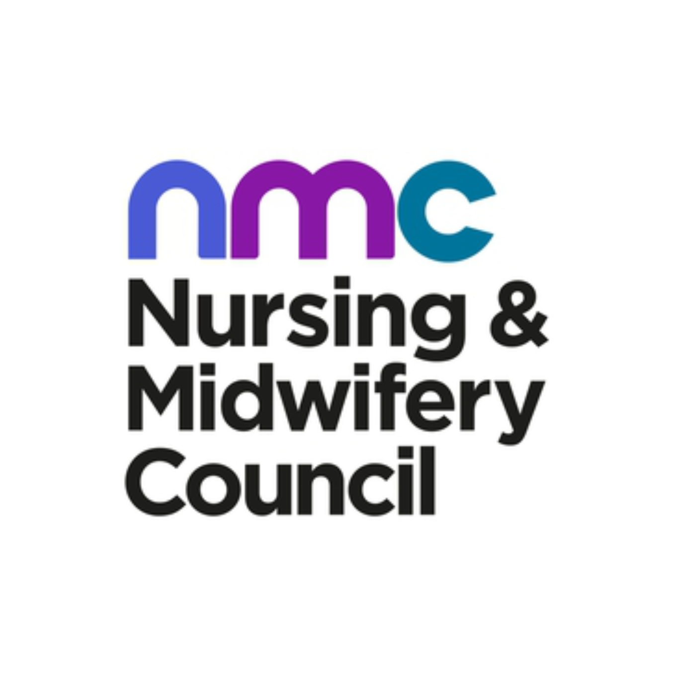 The nursing and midwifery council logo